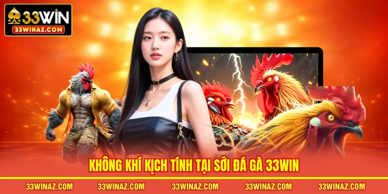 Không khí kịch tính tại sới đá gà 33WIN